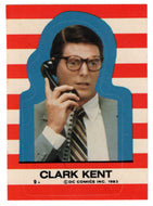 Clark Kent - Stickers (Trading Card) - Superman III - 1983 Topps # 9 - Mint