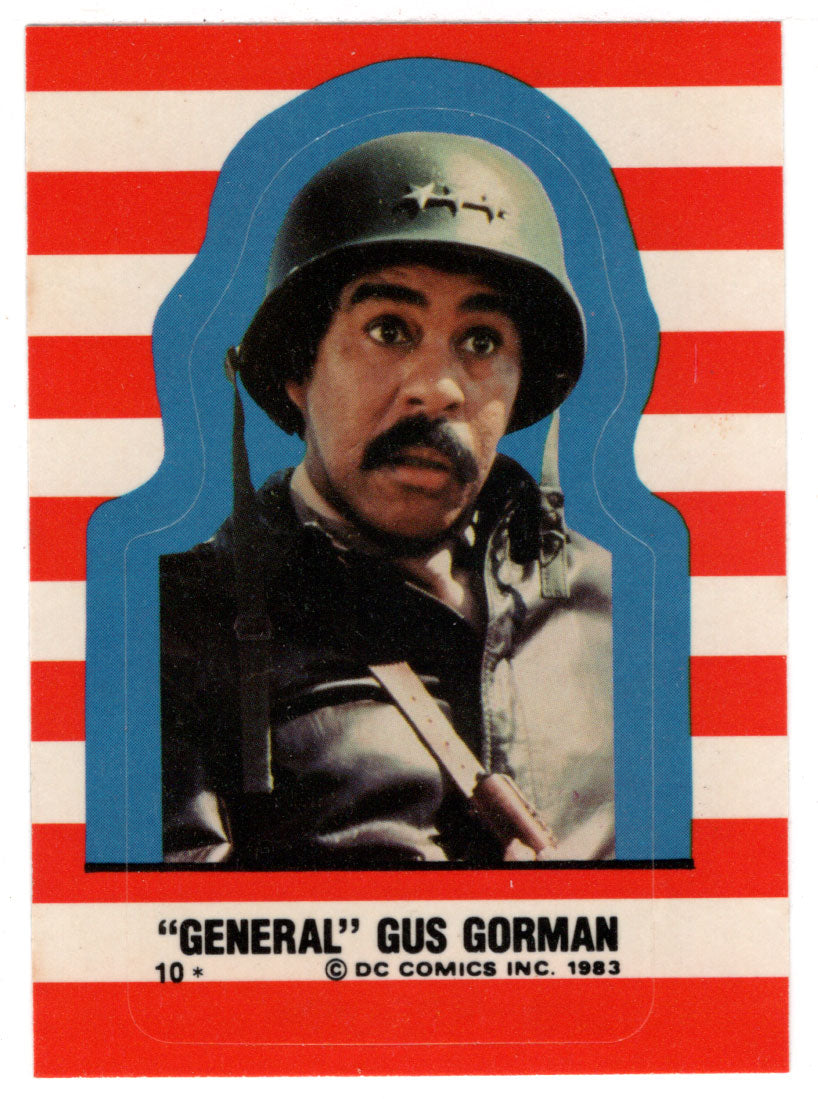 General Gus Gorman - Stickers (Trading Card) - Superman III - 1983 Topps # 10 - Mint