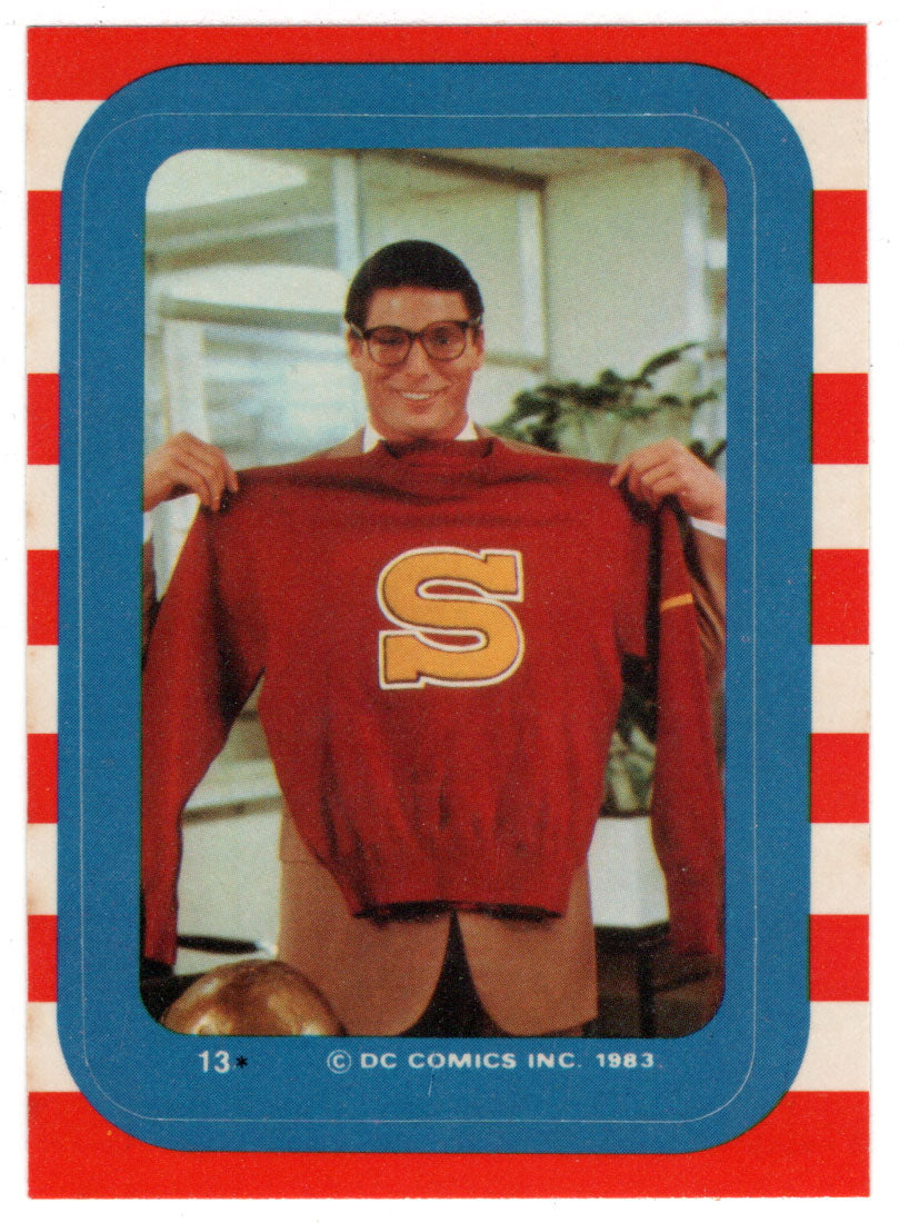 Smallville's Finest - Stickers (Trading Card) - Superman III - 1983 Topps # 13 - Mint