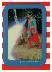 Astounding Ice-Breath - Stickers (Trading Card) - Superman III - 1983 Topps # 15 - Mint