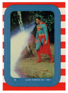 Astounding Ice-Breath - Stickers (Trading Card) - Superman III - 1983 Topps # 15 - Mint