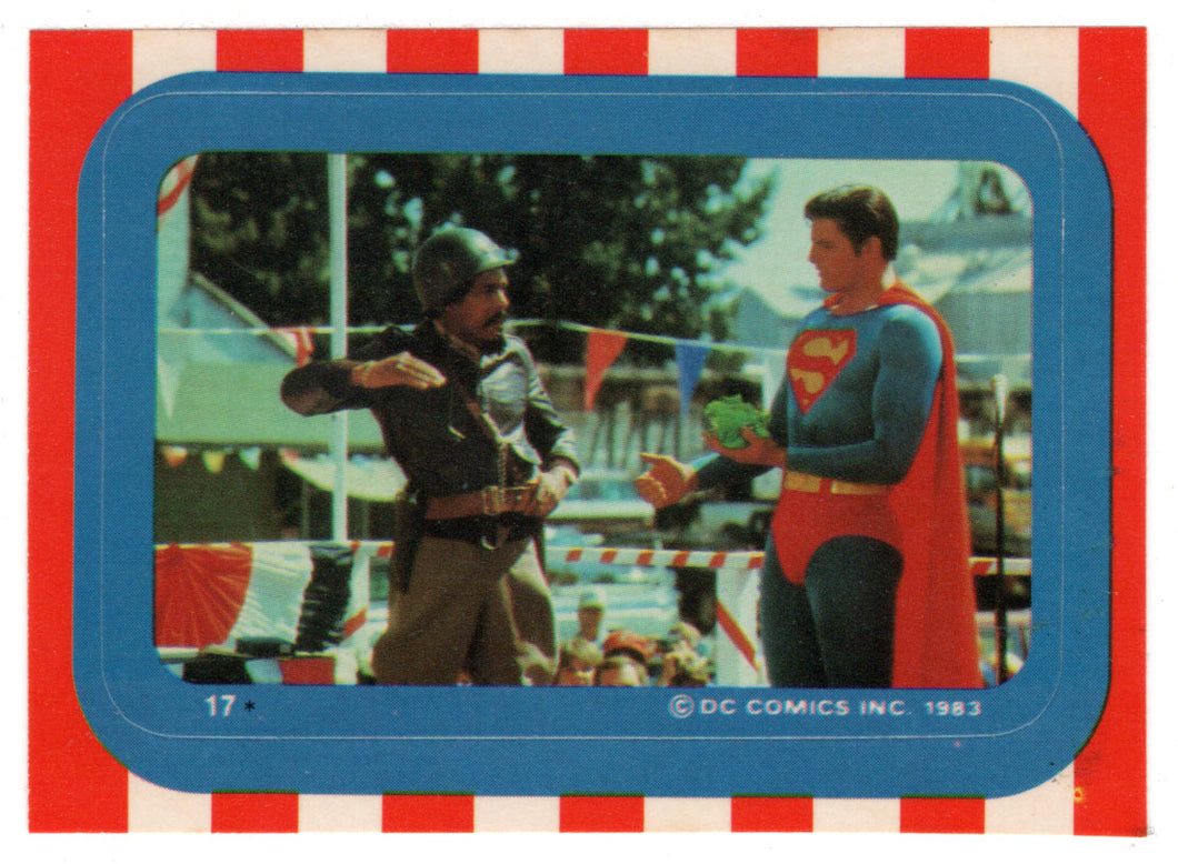 Friends or Foes? - Stickers (Trading Card) - Superman III - 1983 Topps # 17 - Mint