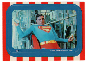 The Computer Attacks! - Stickers (Trading Card) - Superman III - 1983 Topps # 19 - Mint