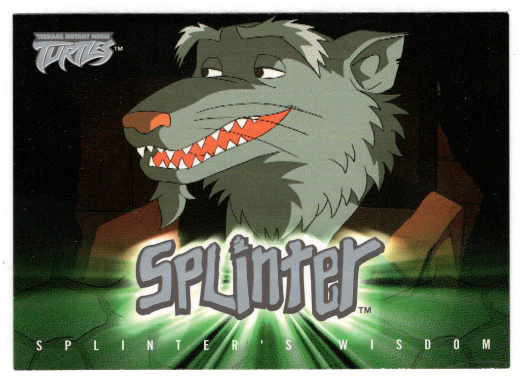 Splinter's Wisdom # 2: Goodness and Evil (Trading Card) Teenage Mutant Ninja Turtles - 2003 Fleer # 2 - Mint