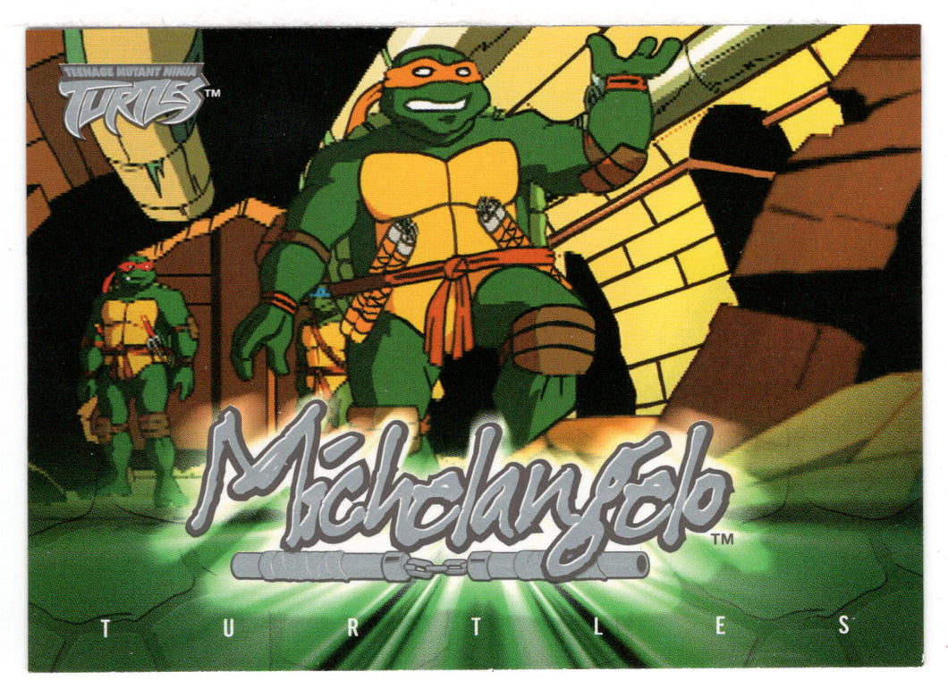 Michelangelo Character Overview (Trading Card) Teenage Mutant Ninja Turtles - 2003 Fleer # 37 - Mint