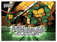 Michelangelo Fact Card (Trading Card) Teenage Mutant Ninja Turtles - 2003 Fleer # 45 - Mint