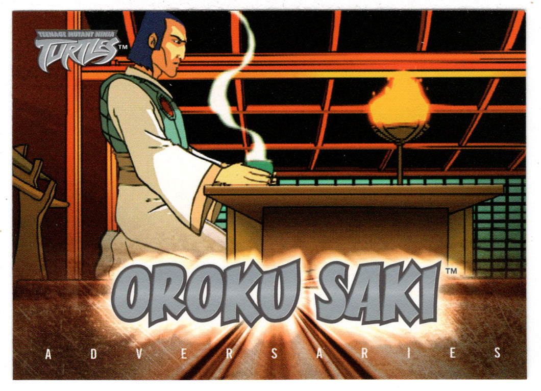 Oroku Saki Character Overview (Trading Card) Teenage Mutant Ninja Turtles - 2003 Fleer # 69 - Mint