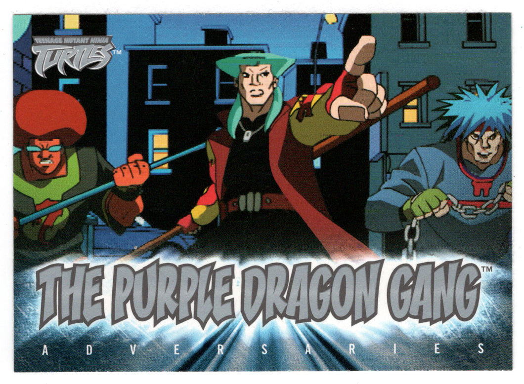 Purple Dragon Gang Character Overview (Trading Card) Teenage Mutant Ninja Turtles - 2003 Fleer # 72 - Mint