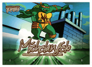 Michelangelo Strengths - GOLD EDITION (Trading Card) Teenage Mutant Ninja Turtles - 2003 Fleer # 40 - Mint