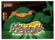 Michelangelo Cool Move - SBKNA - GOLD EDITION (Trading Card) Teenage Mutant Ninja Turtles - 2003 Fleer # 44 - Mint