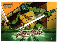 Leonardo Character Overview - GOLD EDITION (Trading Card) Teenage Mutant Ninja Turtles - 2003 Fleer # 48 - Mint