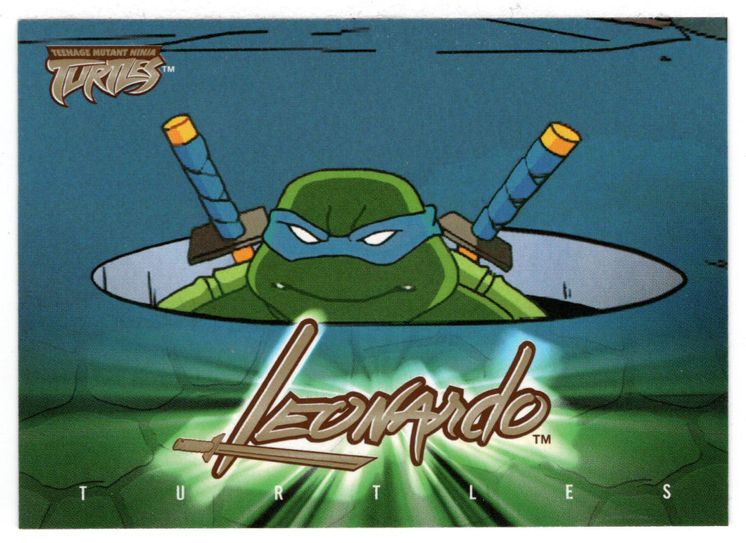 Leonardo Weaknesses - GOLD EDITION (Trading Card) Teenage Mutant Ninja Turtles - 2003 Fleer # 52 - Mint