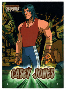 Casey Jones Character Overview - GOLD EDITION (Trading Card) Teenage Mutant Ninja Turtles - 2003 Fleer # 60 - Mint