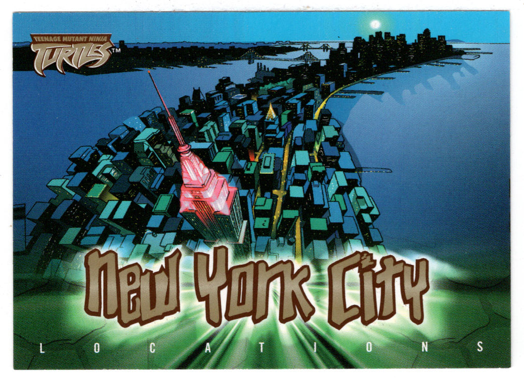 New York City - GOLD EDITION (Trading Card) Teenage Mutant Ninja Turtles - 2003 Fleer # 73 - Mint