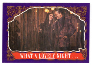 What A Lovely Night (Trading Card) The Addams Family - 1991 Topps # 24 - Mint