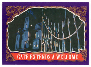 Gate Extends a Welcome (Trading Card) The Addams Family - 1991 Topps # 26 - Mint