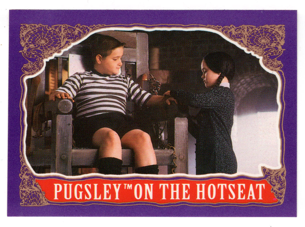 Pugsley on the Hotseat (Trading Card) The Addams Family - 1991 Topps # 40 - Mint