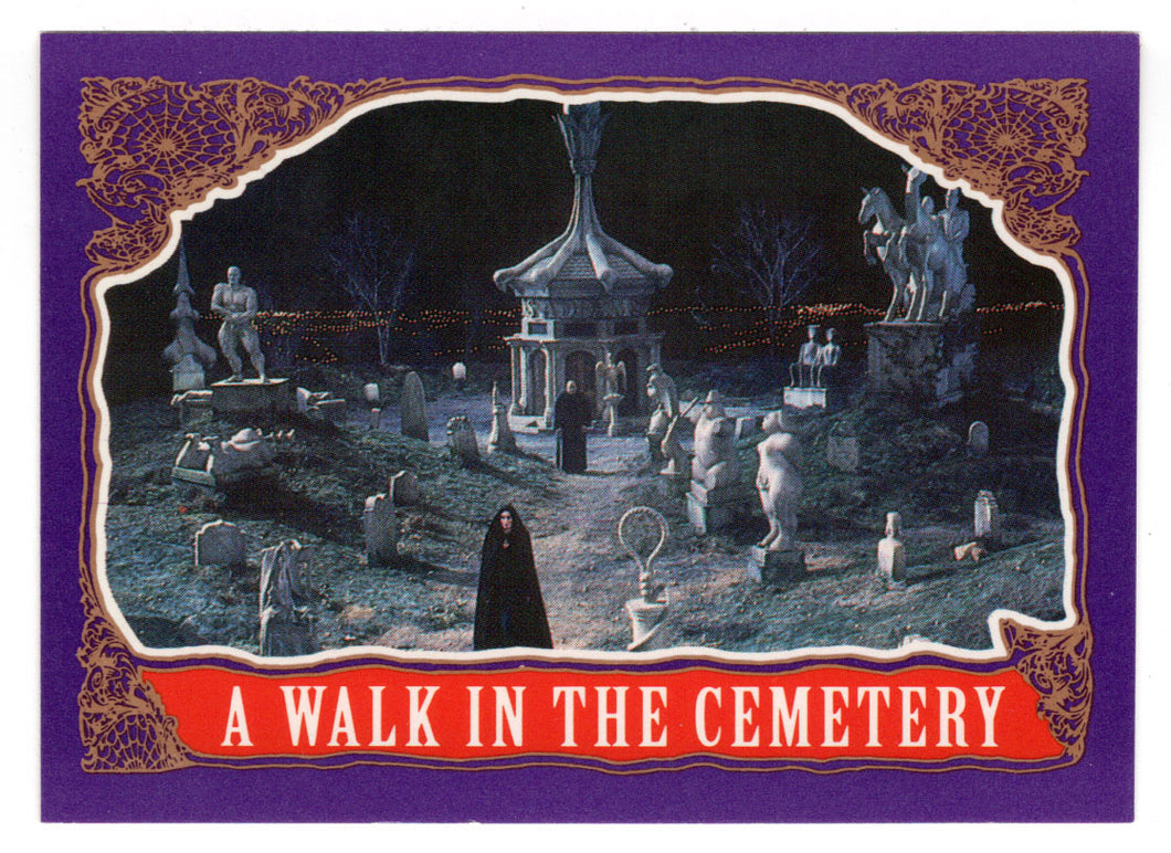 A Walk in the Cemetery (Trading Card) The Addams Family - 1991 Topps # 51 - Mint