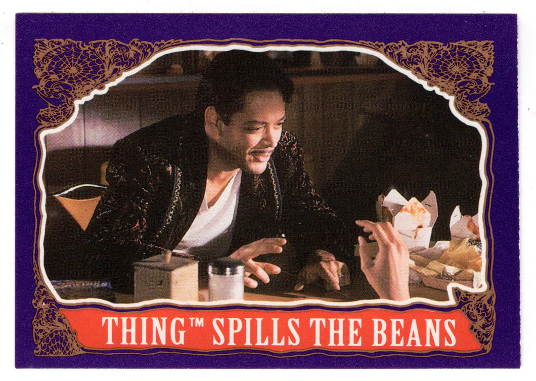 Thing Spills the Beans (Trading Card) The Addams Family - 1991 Topps # 91 - Mint