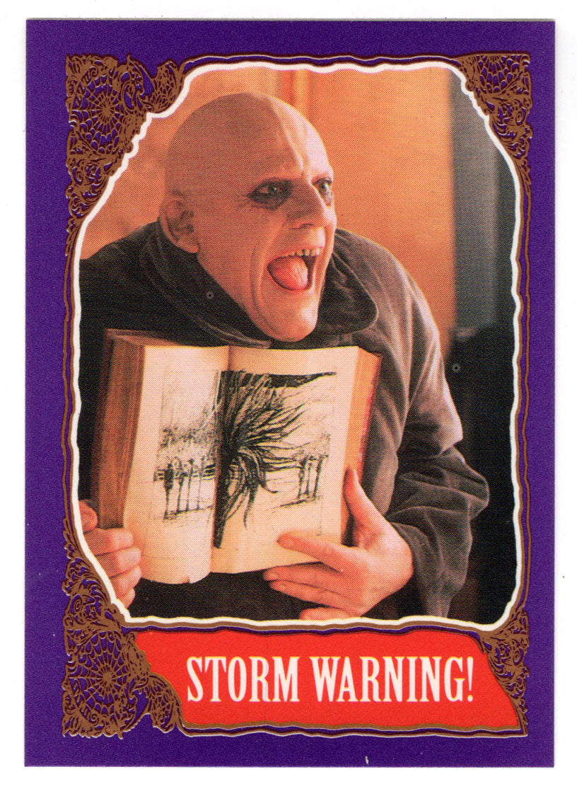 Storm Warning (Trading Card) The Addams Family - 1991 Topps # 95 - Mint