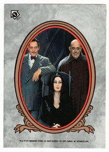 Sticker Puzzle - Addams Family Portrait (Trading Card) The Addams Family - 1991 Topps # 1 - Mint