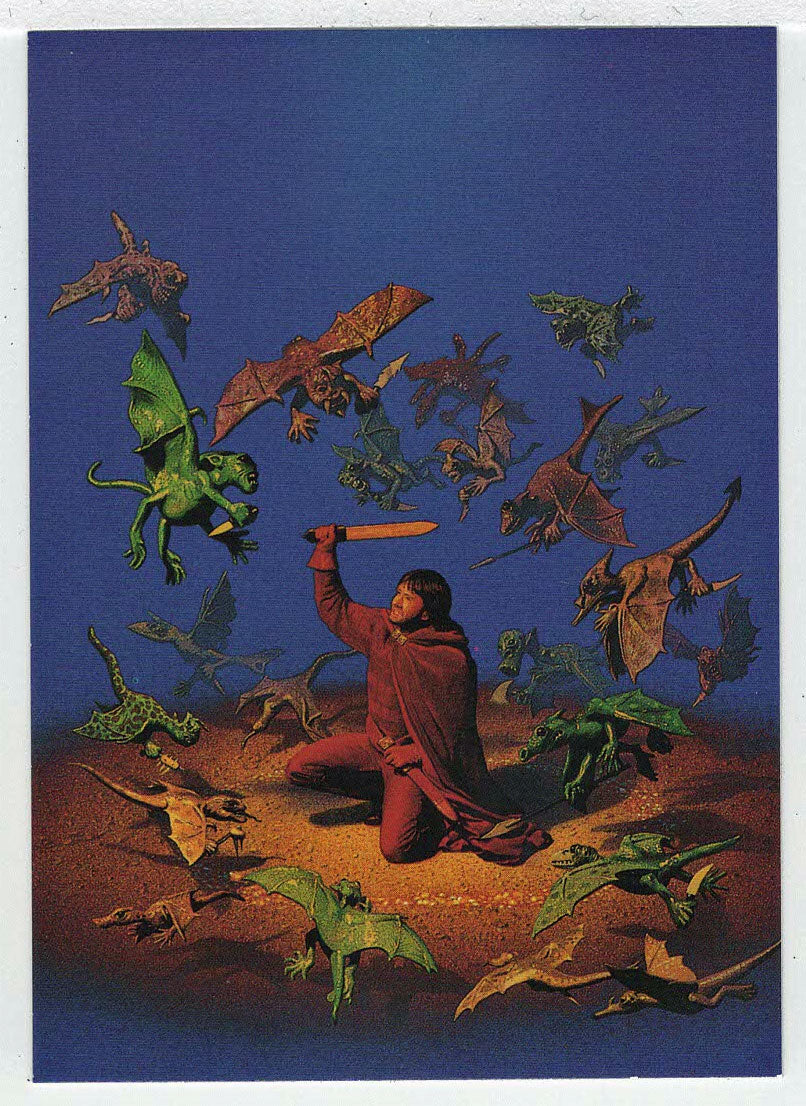 Knight of Shadows (Trading Card) Tim White Fantasy - 1994 FPG # 54 - Mint