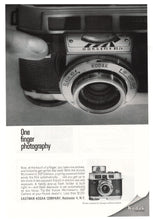 Load image into Gallery viewer, Kodak - One Finger Photography (Eastman Kodak) - Vintage Ad - # 976 - 1960's

