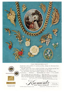 Krementz Jewelry Vintage Ad - (14 KT Gold Overlay) # 981 - 1976's