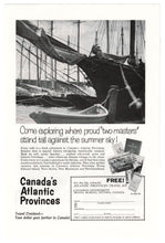 Load image into Gallery viewer, Canada's Atlantic Provinces Vacations Vintage Ad - (Prince Edward Island, New Brunswick, Nova Scotia and Newfoundland, Canada) # 983 - 1960's
