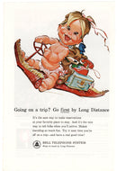 Bell Telephone System - Vintage Ad (Long Distance) - # 985 - 1963
