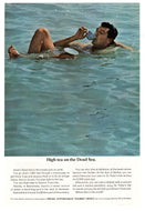 Israel Tourism Vintage Ad - (High Tea on the Dead Sea) # 992 - 1960's