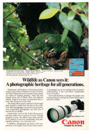 Canon Camera's (Images for All Time) - Vintage Ad - # 994 - 1980's