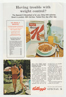 Kellogg's Special K Cereal - Vintage Ad - (Special K Breakfast) # 1001 - 1965