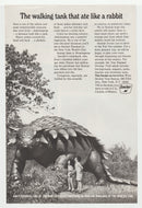 Sinclair Oil - Vintage Ad - (Walking Tank That Ate Like a Rabbit) # 1008 - 1960's