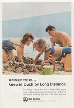 Load image into Gallery viewer, Bell Telephone System - Vintage Ad (Keep in Touch by Long Distance) - # 1010 - 1960's
