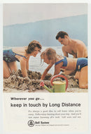 Bell Telephone System - Vintage Ad (Keep in Touch by Long Distance) - # 1010 - 1960's