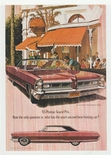 Load image into Gallery viewer, Pontiac 1965 Grand Prix - Vintage Ad - (The Year of the Quick Wide Tracks) # 1011 - General Motors Company
