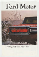 Ford Motor Company is 'Putting Salt on a Bird's Tail' - Vintage Ad (General Motors) - # 1015