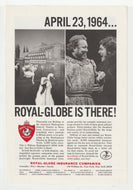Royal-Globe Insurance - Vintage Ad (Red Shield) - # 1021 - 1960's