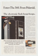 Load image into Gallery viewer, 360 Polaroid Camera's - Vintage Ad - (Electronic Timer Beeps) # 1024 - 1960's
