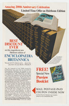 Load image into Gallery viewer, Encyclopaedia Britannica - Vintage Ad (200th Anniversay Celebation) - # 1027 - 1960's
