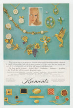 Load image into Gallery viewer, Krementz Jewelry Vintage Ad - (14 KT Gold Overlay) # 1028 - 1960's
