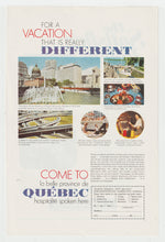 Load image into Gallery viewer, Le Belle Province - Quebec, Canada - Vintage Ad - (Quebec Tourism) # 1030 - 1960's
