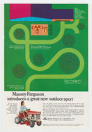 Massey-Ferguson Tractors - Vintage Ad - (Great New Outdoor Sport) # 1033 - 1960's