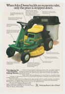 John Deere Riding Mowers - Vintage Ad - (R-Series Mowers) # 1045 - 1980's