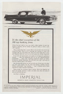 1962 Chrysler Imperial - Vintage Ad (4 Door Crown Southampton) - # 1051 - 1960's