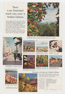 Southern California Vacationland - Vintage Ad (California Tourism) - # 1052 - 1960's