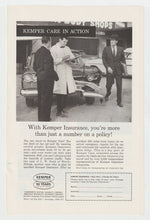 Load image into Gallery viewer, Kemper Insurance - Vintage Ad (50 Year Anniversary) - # 1054 - 1960's

