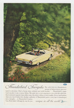 Load image into Gallery viewer, 1962 Ford Thunderbird - Vintage Ad - (Thunderbird Turnpike) - # 1065 - 1960's
