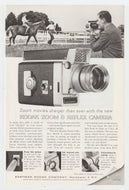 Kodak Zoom 8 Reflex Camera - Vintage Ad - (Eastman Kodak Company) - # 1072 - 1960's